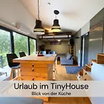 Tinyhousebeidresden Mit Fasssauna Unser Groesstes Winziges Haeuschen Fuer Bis Zu 7 Personen, Kaminofen, Grosse Terrasse - Naehe Saechsische Schweiz - Von Juni - September Mindestmietzeit 1 Woche Sa-sa * לאוטרבאך
