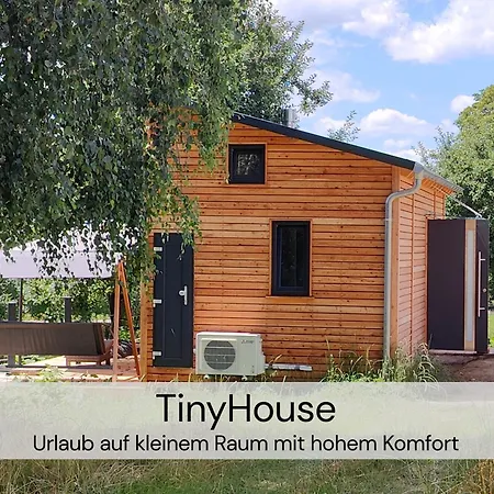 Tatil Evi Tinyhousebeidresden Mit Fasssauna Unser Groesstes Winziges Haeuschen Fuer Bis Zu 7 Personen, Kaminofen, Grosse Terrasse - Naehe Saechsische Schweiz - Von Juni - September Mindestmietzeit 1 Woche Sa-sa *